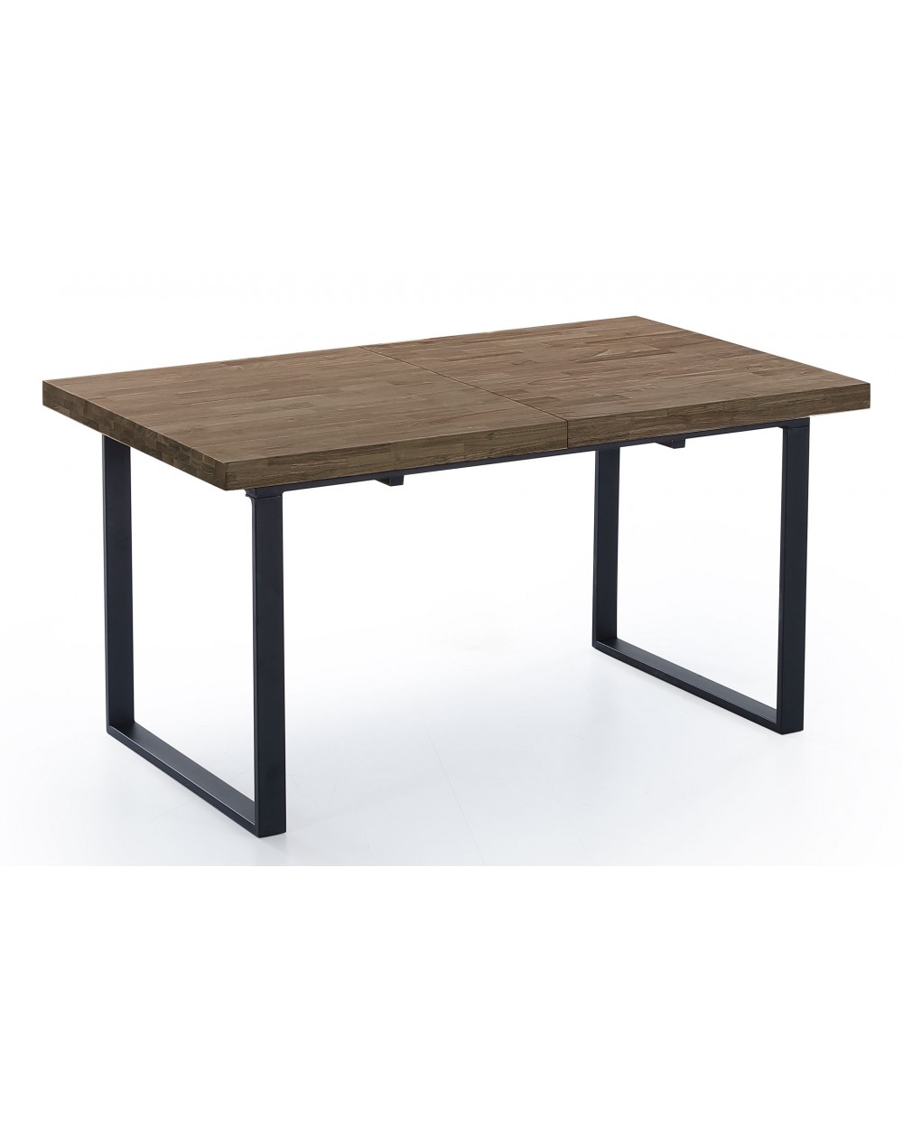 Mesa de comedor con patas extensibles modelo Stripe, de gran superficie  útil y muy resistente.